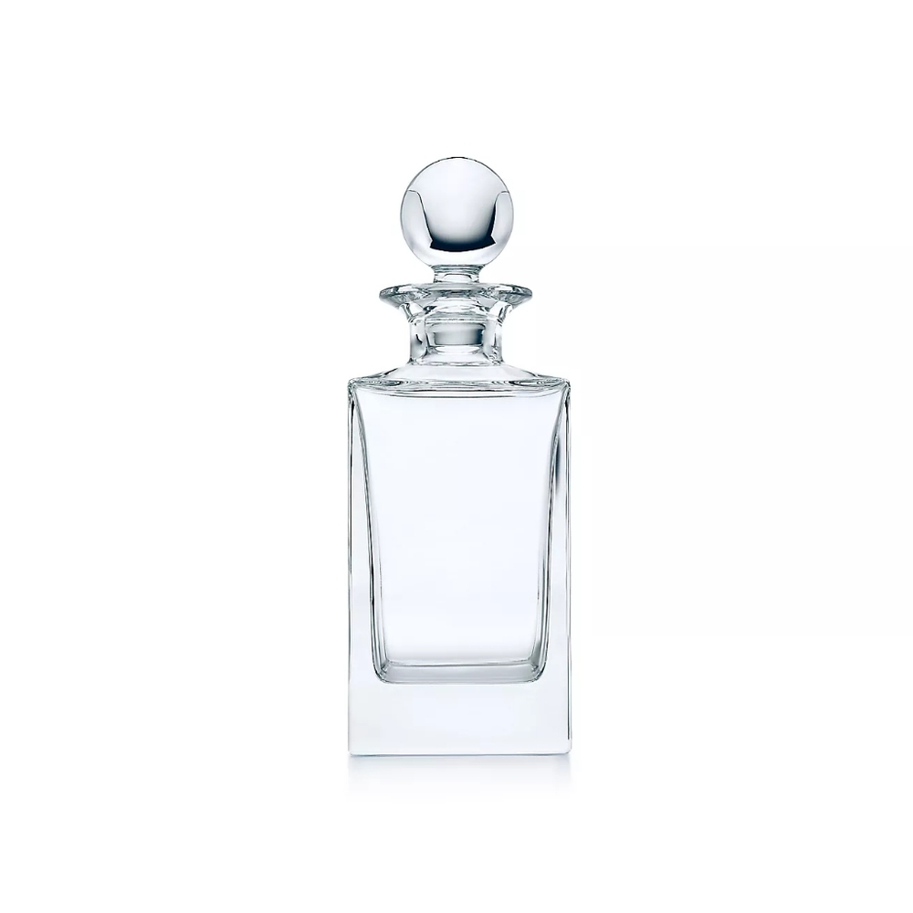 Tiffany & co classic decanter with box and bag